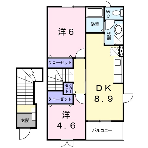2F間取り