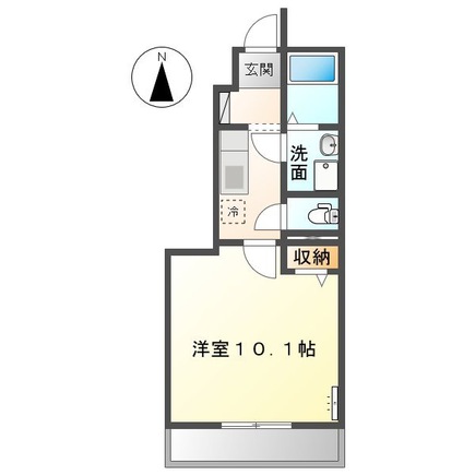 間取り 1K
