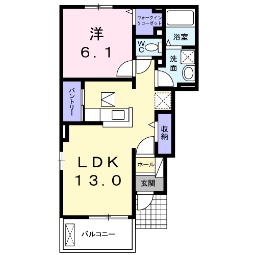 間取り1LDK