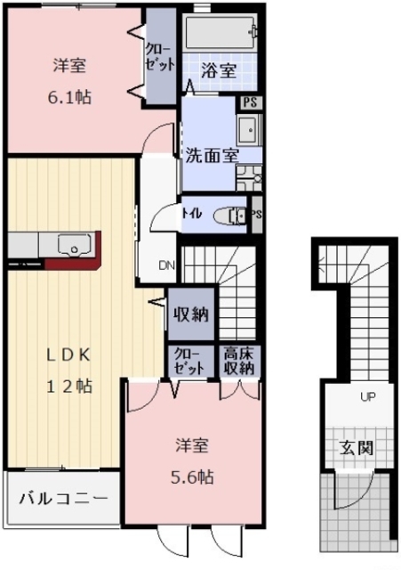 間取り2LDK