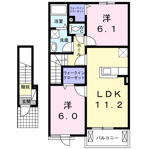 間取り2LDK