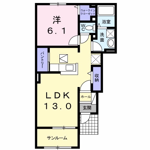 間取り1LDK