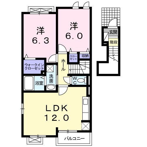 間取り2LDK