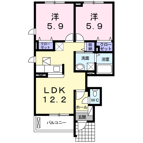 間取り1F