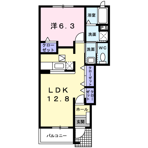 間取り１ＬＤＫ