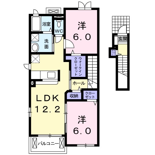 間取り2LDK