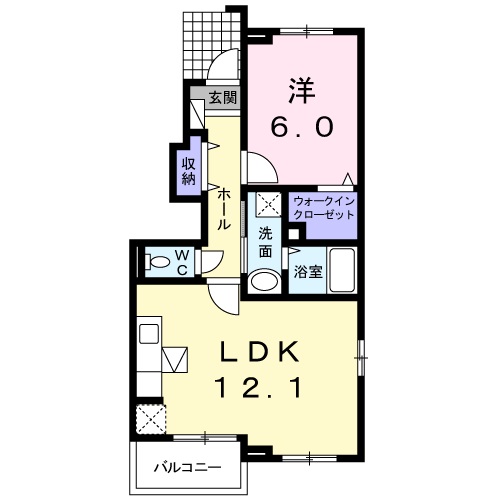 間取り1LDK