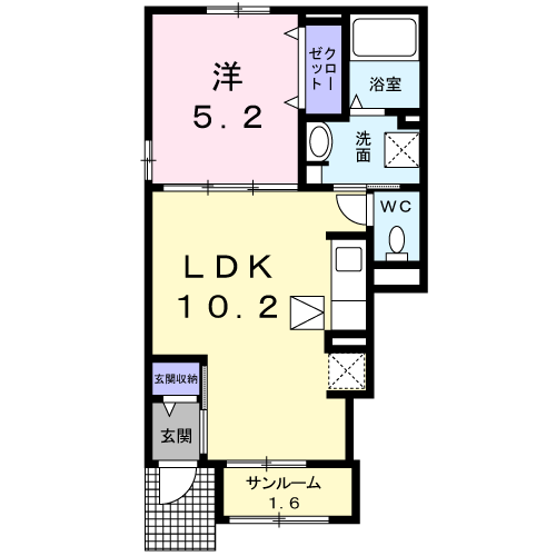 間取り1LDK