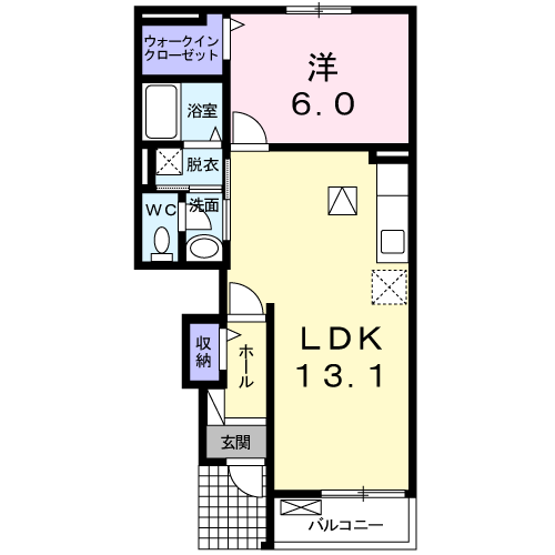 間取り1LDK