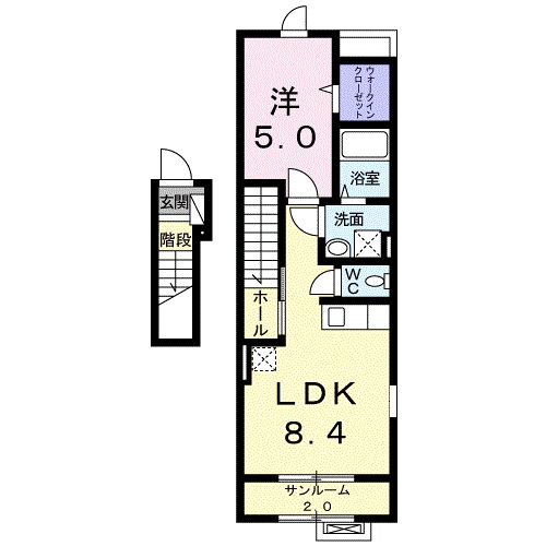 間取り２LDK