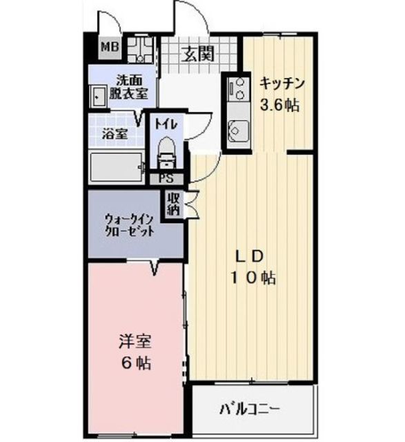 間取り1LDK