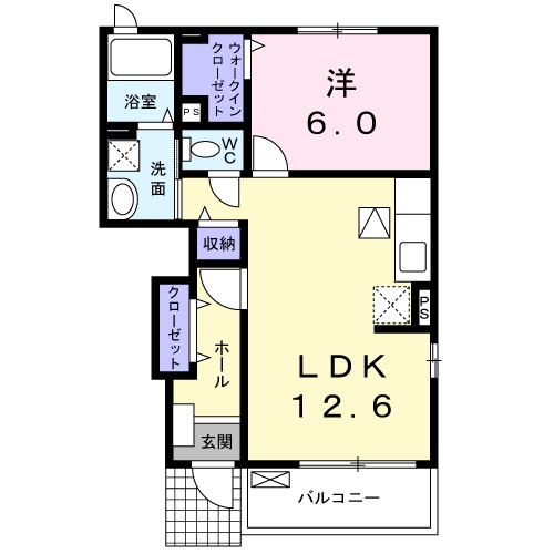 間取り1LDK