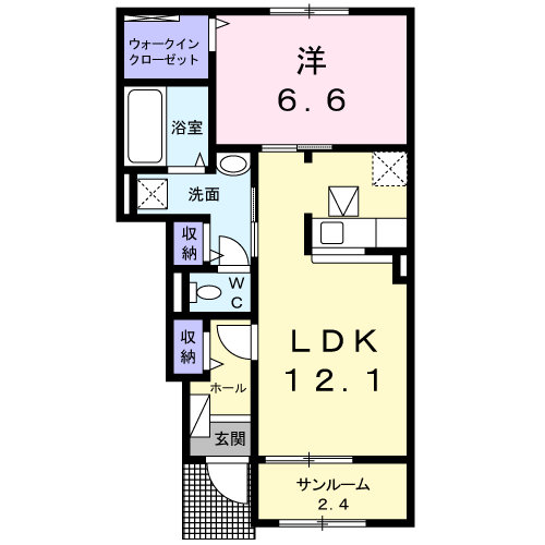 間取り1LDK