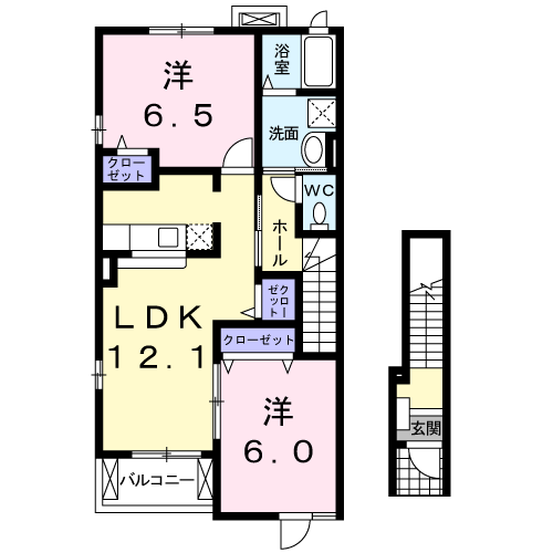 間取り2LDK