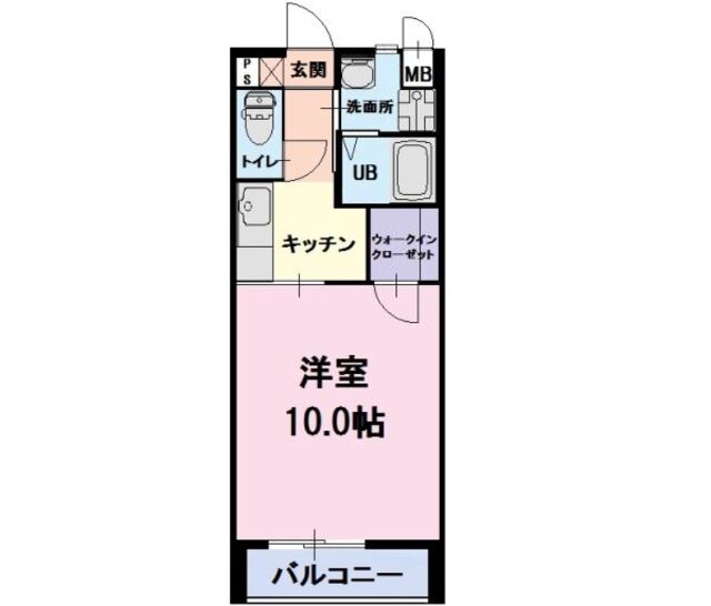 間取り1K