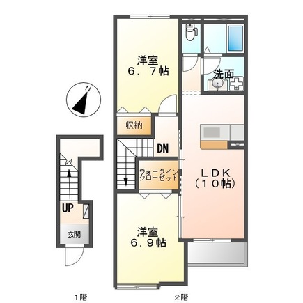 間取り2LDK