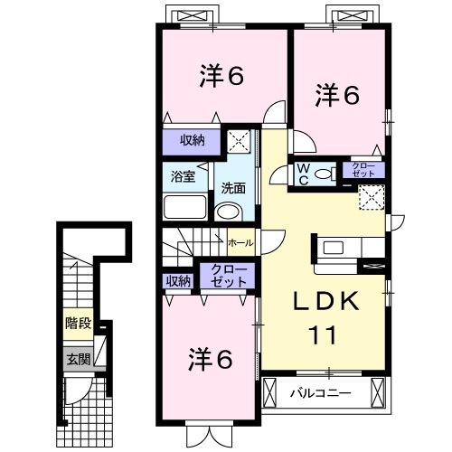 間取り３LDK