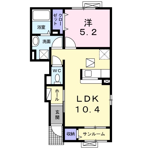 間取り1LDK
