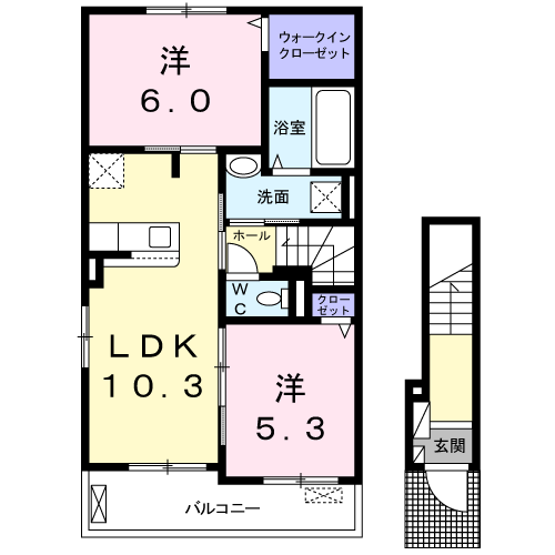 間取り2LDK