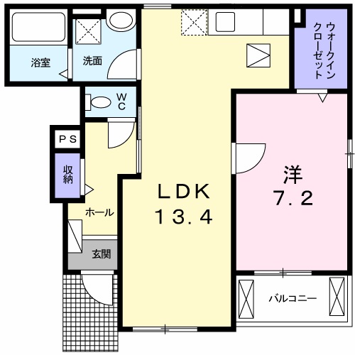 間取り1LDK