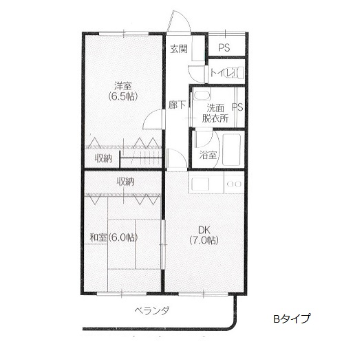 間取り Bタイプ