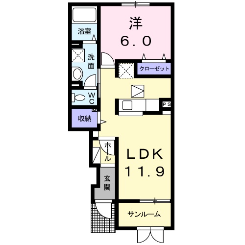 間取り1LDK
