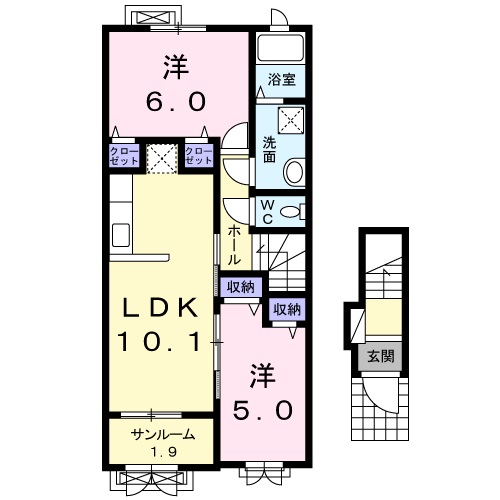 間取り2LDK