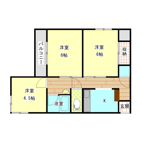 間取り(洋室)