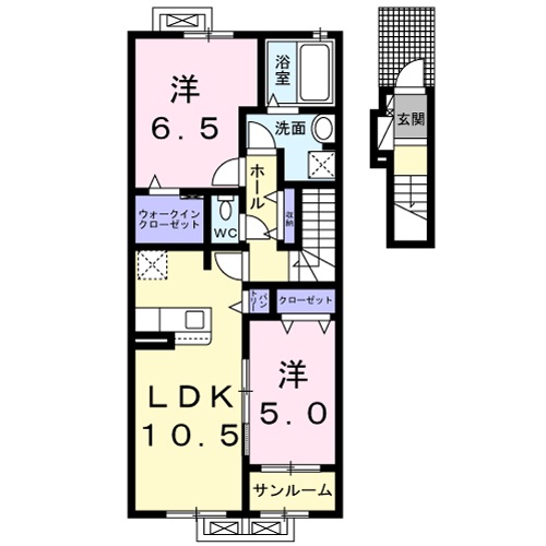間取り2LDK